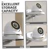 SOLUSTRE 2pcs Bathroom Shelf Webcam Stand Wall-Mounted Storage Rack for and Router view 4