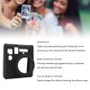 Instant Camera Silicone Case Instant Camera Protective Cover Soft Housing Body Skin for Outdoor (Black) view 3