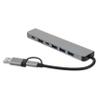 LALAFINA USB Hub Splitter Adapter for Laptop Type Expander Dual- Design for Fast Data Transfer and Versatile Compatibility view 1