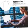 KALLORY 4Pcs Flexible Keyboard Light Eye Protection LED Lamp Portable Night Reading Light for and Desks Brightness for Comfortable Use view 3