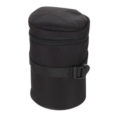 POPETPOP Professional Camera Lens Pouch Pu Storage Case for Dslr Lenses Shockproof and Water-resistant Design for Photographers and Travel Use Large Compatible