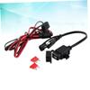 Waterproof 12V SAE to USB Dual Charger Adapter for Motorcycle Includes Inline Fuse for Mobile Phone and GPS Charging Compatible Devices view 3
