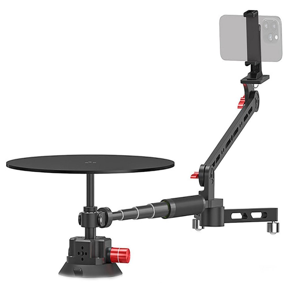 360 Degree Spinner Photography Turntable Shooting Distance 0-110 cm Rotating Camera Slider Spinning Photo Video Booth Panoramic Shooting Platform