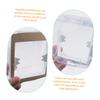 Lurrose 2pcs Transparent Rainproof Doorbell Cover Outdoor Protective Cover for Doorbells Weatherproof Design Room Area for Fingerprint Devices Access Control for Home Apartment Use view 2