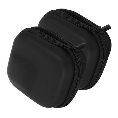 Angoily 2pcs Portable Action Camera Case Soft Plush Lining Compatible and Travel-friendly Design for Protecting Your Camera