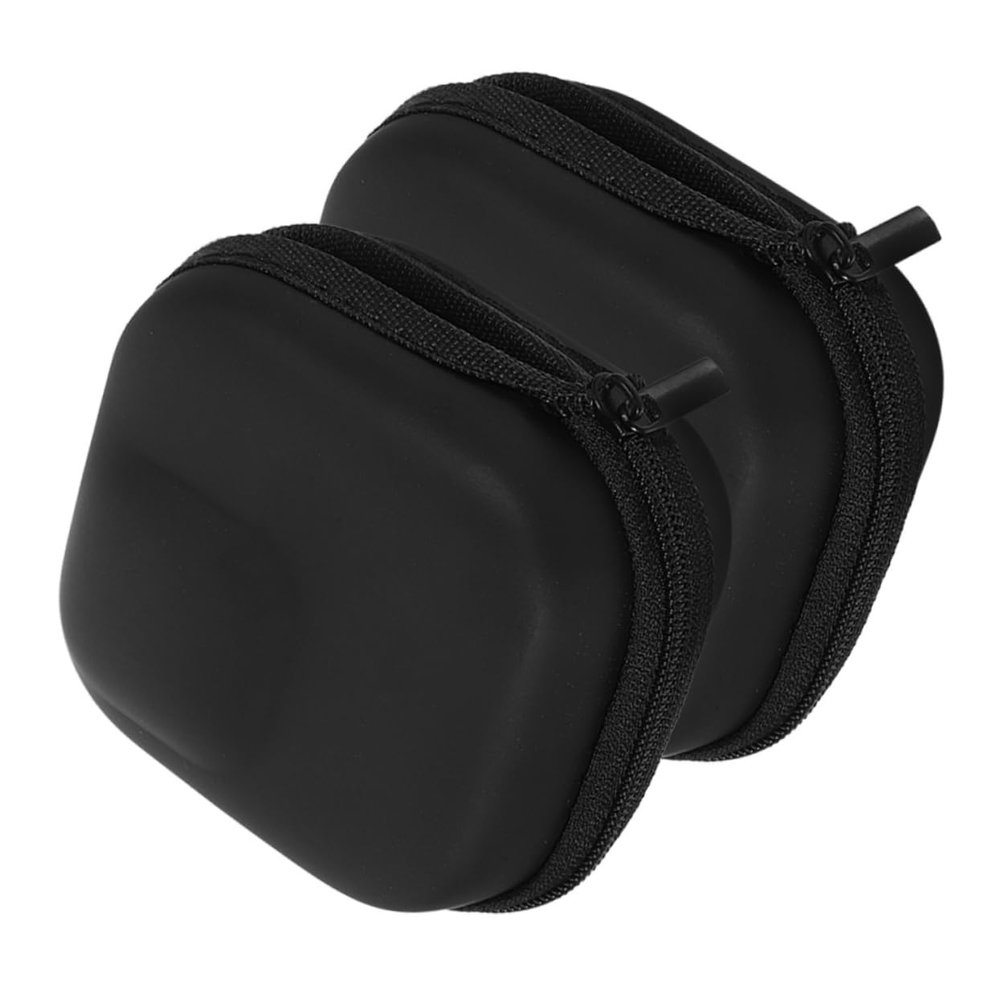 Angoily 2pcs Portable Action Camera Case Soft Plush Lining Compatible and Travel-friendly Design for Protecting Your Camera