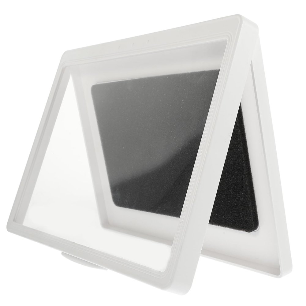 Angoily Wall Mount Holder 180-Degree Rotatable Design Waterproof Stand for Home Kitchen and Office Punch-Free Installation White