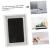 Angoily Wall Mount Holder 180-Degree Rotatable Design Waterproof Stand for Home Kitchen and Office Punch-Free Installation White view 4
