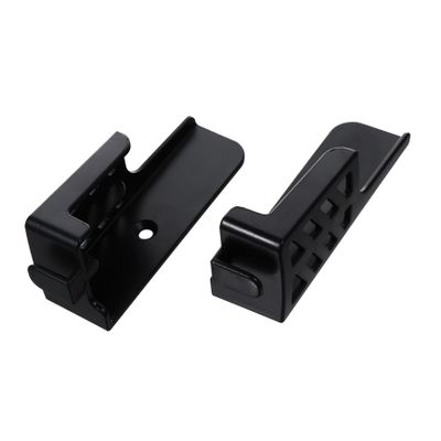 Lurrose 1pair Adjustable Wall-Mounted Bracket for Phones Tablets Material Suitable for Home Office Use Holds up to Devices Easy Installation Black