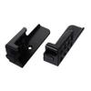 Lurrose 1pair Adjustable Wall-Mounted Bracket for Phones Tablets Material Suitable for Home Office Use Holds up to Devices Easy Installation Black view 1