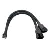 BOXUWFO HONGP Premium 15cm Graphics Card 3Pin/ 4Pin PWM Fan to PH2.0 4-Pin Splitter Adapter Cable view 1
