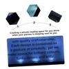KONTONTY Eye Protection Led Reading Light Night Reading Lamp Flat Panel for Book Light Plate view 2