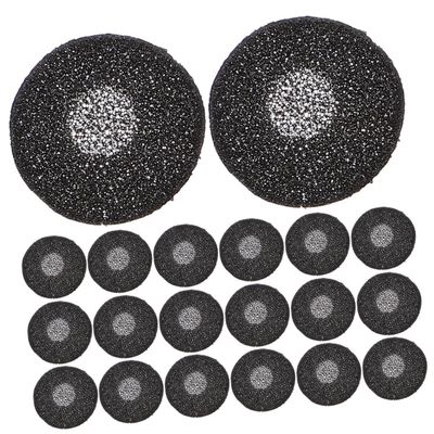 Lurrose 200pcs Earbud Tips Comfortable Sponge Earphone Covers Replacement Cushions for Enhanced Listening Fits Earphone and Easy to Install Black