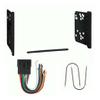 Double DIN Car Stereo Install Kit Compatible with Ford Crown Victoria for 1998, 1999, 2000, 2001, & 2002 - No Factory Amplified System view 1