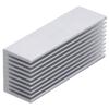 2Pcs Aluminum Cooling Fins Heatsink Kit, 100x40x30mm Heat for Electronic Chip CPU, High Efficiency Heat Dissipation, Anodic Oxidation Treatment, Easy to Install (No Backing Glue) view 4