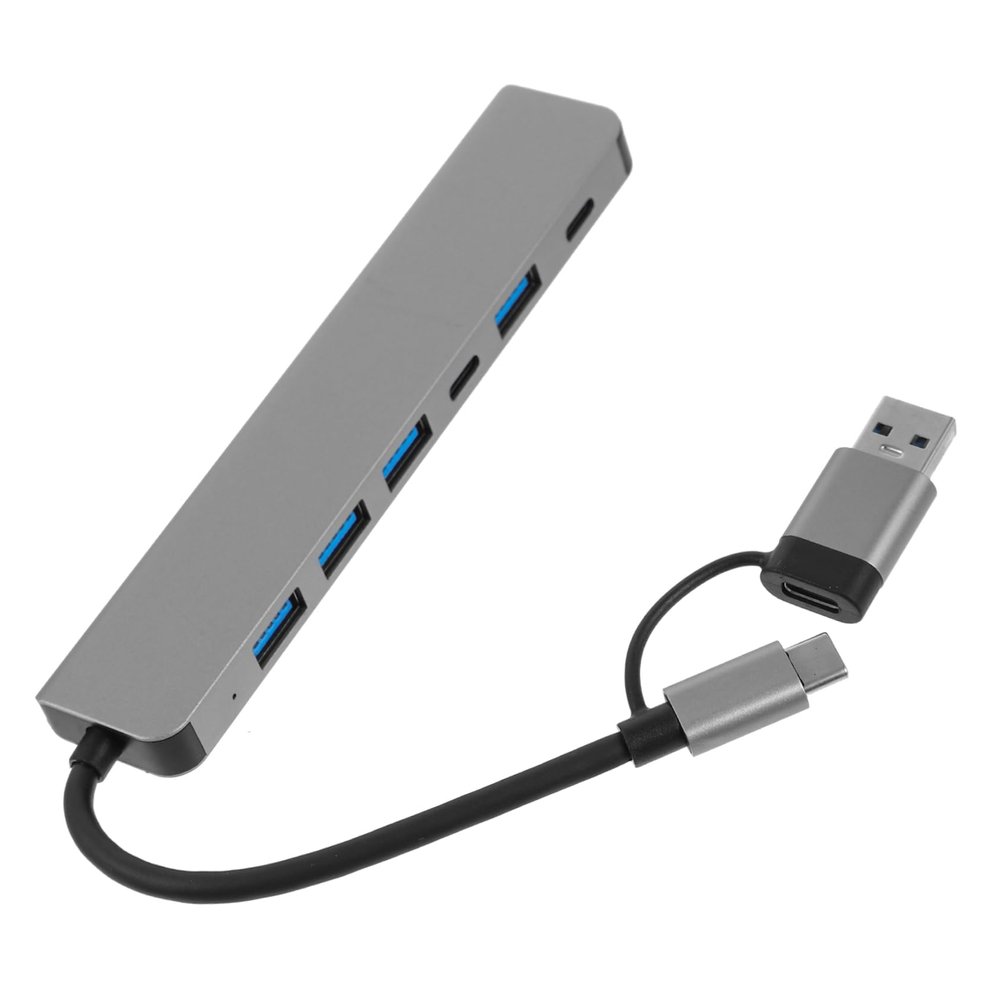 Angoily USB Hub Splitter Adapter for and Dual- USB Versatile Compatibility for Efficient Multitasking and Device Expansion