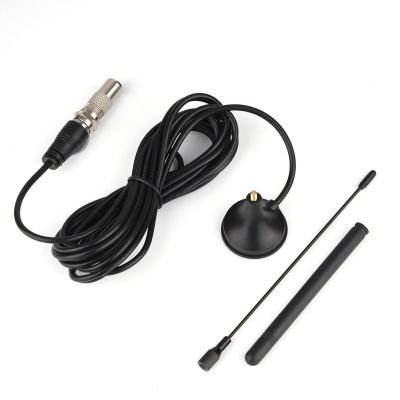 TV Dual Antenna, Can Receive Signal for ATSC T 2 ISDB, Signals up to 50 Miles, Ideal for Bedroom, Kitchen, Caravan, Vessel, or in Car, Lightweight and Portable
