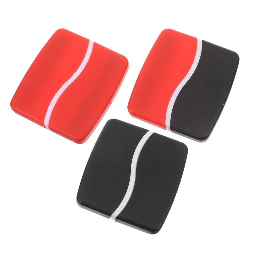 Anneome 3pcs Portable Keyboard Brush Multifunctional Screen Keyboard Dual Head Brush for Electronics Office Accessory Black Red Black Red