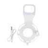 NUOBESTY 1pc Wall Mount Speaker Holder Compatible Non-Punch Design Easy Installation Bracket for Space-Saving Bathroom Kitchen Living Room and Bedroom view 1
