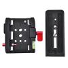 500 AH 701 503 HDV 577 QR Clamp Base Plate Quick Release Adapter Switch Set for Photography Gear Lightweight Aluminum Alloy Black 118 * 100 * 20mm view 1
