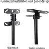 Telescopic TV Mount Bracket - Adjustable Ceiling or Wall TV Mount for 14-32 Inch TVs, Max Load 30kg, +15 to -5 Tilt, 30 Rotation, Easy Installation view 3