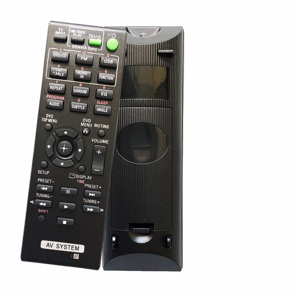 Dtirszxy RM-ADU138 Replacement Remote for Sony HBDTZ145 DAVTZ145 AVRZ130 DAVTZ140 HBDTZ140 DAV-TZ140 HBD-TZ140 DAV-TZ150 HBD-TZ145 RM-ADU101 DAV-TZ135 DAV-TZ145 AV-RZ130 DAVTZ150 Audio Vidio AV System