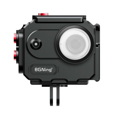 BGNing 80M Aluminum Alloy Waterproof Case Compatible with go3/go3s, Quick Release Magnetic Mounting Base (Type 2)