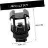 DIYEAH 2sets Camera Hot Shoe Mount Adapter Base for Microphone Flash and Led Light Versatile Camera Accessories for Live Streaming and Photography view 3