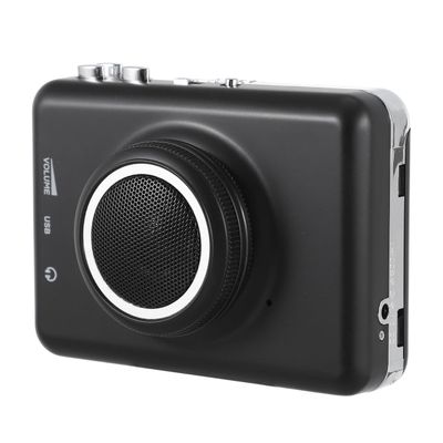 KONTONTY USB Cassette Player Built-in Speaker Cassette to MP3 Converter for Music Lovers Portable Tape-to-MP3 Adapter for Home and Travel