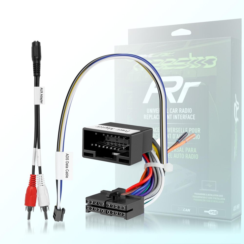 ATOTOZONE AC-ADSX10 ADS Protocol Decoder Wiring Harness for X10 Series Car Stereo with Retain Vehicle Functions,Real-Time Data,Stable Transmission,Plug and Play(Requires ADS-MRR/MRR2 Interface Module)