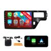 [4G 64G] Android Car Stereo FM Radio Carplay Android Auto 10.1" Touchscreen Headunit Media Player with Backup Camera for Honda Stepwgn 2015 2016 2017 2018 2019 2020 2021 UV Black RHD view 1