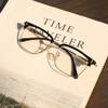 Cyxus Retro Blue Light Glasses Men - Square TR90 Metal Blowline Frame Stylish Trendy for Computer Daily Work 8252 view 4