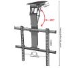 Electric TV Ceiling Mount with Remote Control, Hidden Drop Down Lift, Telescopic Motorized Bracket, 0-85 Tilt, Fits 50-90 Inch TVs(5075inch TV) view 2