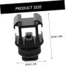 KALLORY 2sets Professional Hot Shoe Base Mount Adapter Kit for Cameras Design for and Video Recording Compact and Lightweight view 2