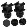 KALLORY 2sets Professional Hot Shoe Base Mount Adapter Kit for Cameras Design for and Video Recording Compact and Lightweight view 3