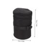 Angoily Sturdy Camera Lens Storage Case Smooth Zipper Design Easy to Open and Close view 2