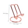 AUTSUPPL Elegant Wrought Iron Electroplating Phone Rack Phone Holders for Desk Tablet Storage Racks for Home view 4
