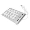 DOITOOL Zinc Alloy Keypad for Laptop USB Numeric Keypad Ports Hub Lightweight Keyboard for Computer view 1