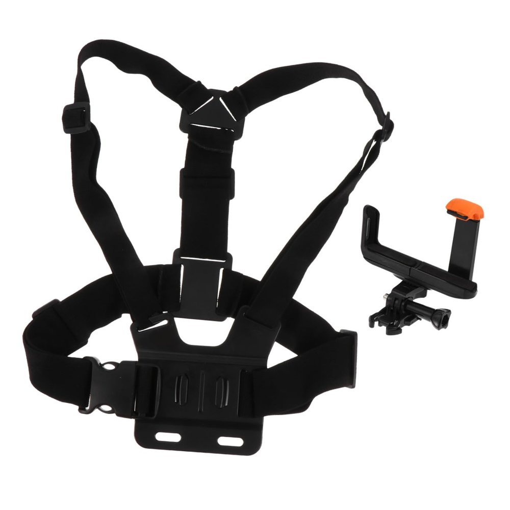CHICAMPERA Action Camera Chest Harness Adjustable Quick Release Camera Neck Strap Rapid for Outdoor