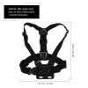 CHICAMPERA Action Camera Chest Harness Adjustable Quick Release Camera Neck Strap Rapid for Outdoor view 2
