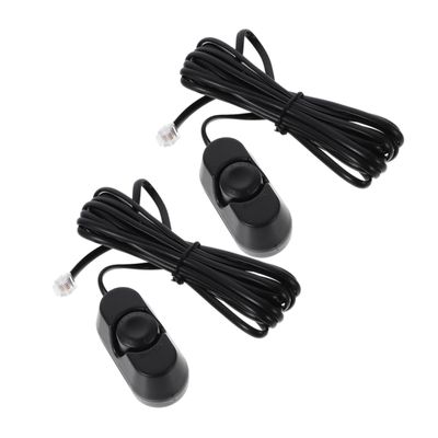FELTECHELECTR 2pcs Car Audio Volume Control Knob Subwoofer Volume Adjuster Remote Power Amplifier Controller for Car