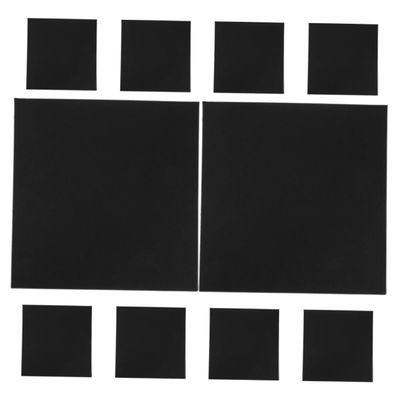 Ciieeo 10pcs Black Cd DVD Paper Sleeves for Disc Storage Scratch Lightweight Design Organized Media Holder for Advertising and Photography Materials