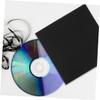 Ciieeo 10pcs Black Cd DVD Paper Sleeves for Disc Storage Scratch Lightweight Design Organized Media Holder for Advertising and Photography Materials view 4
