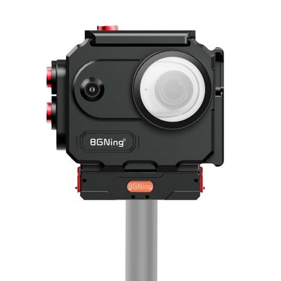 BGNing 80M Aluminum Alloy Waterproof Case Compatible with go3/go3s, Quick Release Magnetic Mounting Base (Type 3)