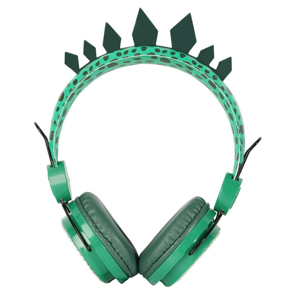 Vaguelly Safe for Boys and Girls Dinosaur Earphones Volume Control Headphones for Laptop/Phone/Tablet