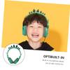 Vaguelly Safe for Boys and Girls Dinosaur Earphones Volume Control Headphones for Laptop/Phone/Tablet view 2
