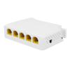 REVODATA 4 Port Gigabit 90W PoE Extender, 10/100/1000 Mbps IEEE802.3af/at/bt PoE Repeater 100/250 Meter Extend, 4 PoE Output, Plug and Play, Wall/DIN Rail Mounting PoE Amplifier (POE5006G) view 1