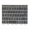 AZUBAYCOM Laptop Replacement Keyboard for HP ZBook 14u G5 G6, Elitebook 840 G5/G6, 846 G5/G6, 745 G5 /G6, L11307-031 L14377-031, Backlit (UK GB Layout, Silver Frame) view 1