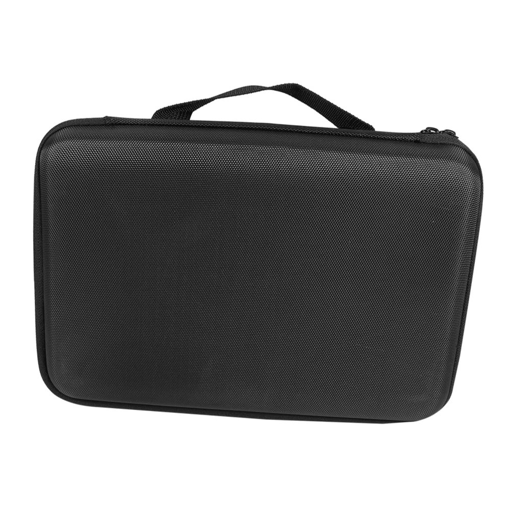 STOBOK Camera Accessories Sports Case for Max Large Capacity Eva Sports Camera Bag for Accessories and Cables Handle Double Design Black