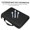 STOBOK Camera Accessories Sports Case for Max Large Capacity Eva Sports Camera Bag for Accessories and Cables Handle Double Design Black view 4